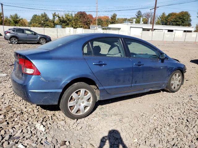 2HGFA16529H533705 - 2009 HONDA CIVIC LX BLUE photo 3