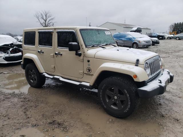 1J4BA3H12BL615570 - 2011 JEEP WRANGLER U SPORT TAN photo 4