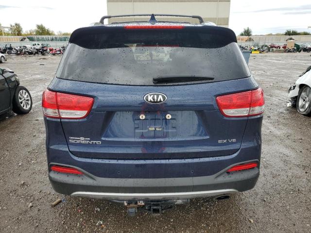 5XYPHDA58JG394173 - 2018 KIA SORENTO EX BLUE photo 6