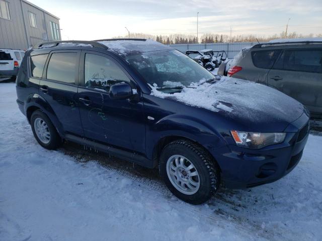 JA4AT2AW3AZ601274 - 2010 MITSUBISHI OUTLANDER ES BLUE photo 4