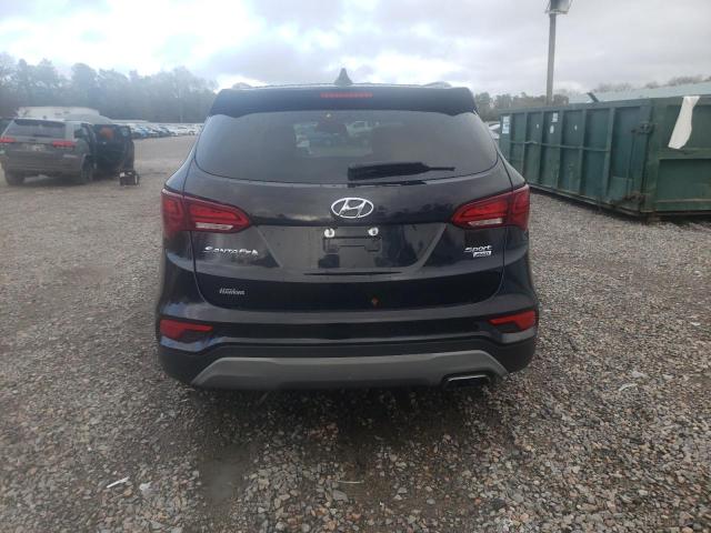 5NMZUDLB9JH103757 - 2018 HYUNDAI SANTA FE S BLACK photo 6