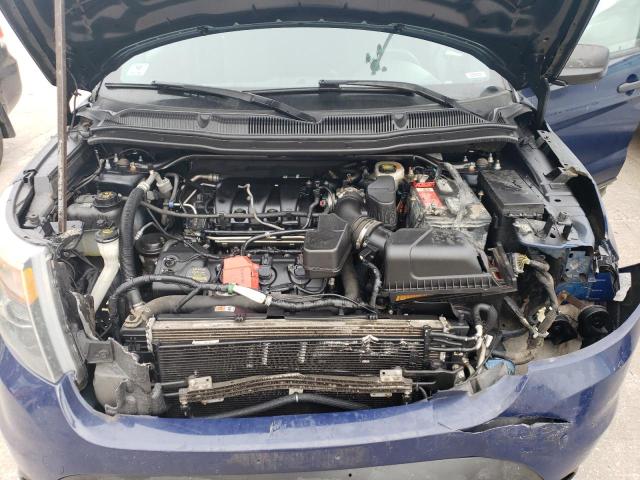 1FM5K8AR3DGC63541 - 2013 FORD EXPLORER POLICE INTERCEPTOR 蓝色 照片 12