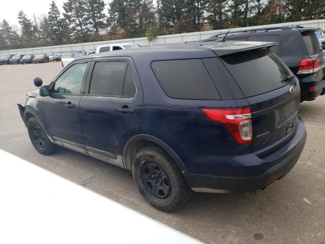 1FM5K8AR3DGC63541 - 2013 FORD EXPLORER POLICE INTERCEPTOR 蓝色 照片 2