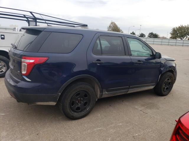 1FM5K8AR3DGC63541 - 2013 FORD EXPLORER POLICE INTERCEPTOR 蓝色 照片 3