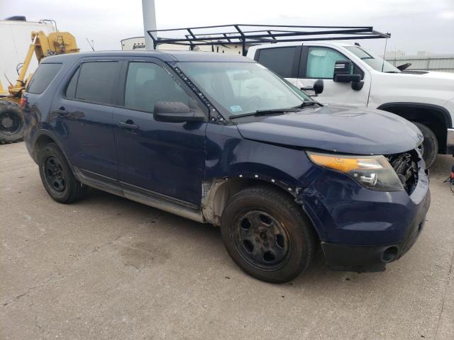 1FM5K8AR3DGC63541 - 2013 FORD EXPLORER POLICE INTERCEPTOR 蓝色 照片 4