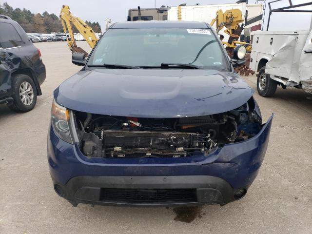 1FM5K8AR3DGC63541 - 2013 FORD EXPLORER POLICE INTERCEPTOR 蓝色 照片 5