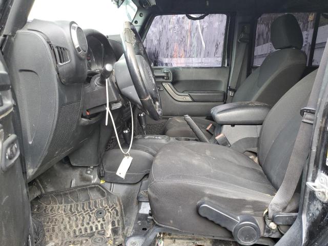 1C4BJWDG8GL139771 - 2016 JEEP WRANGLER U SPORT შავი ფოტო 7