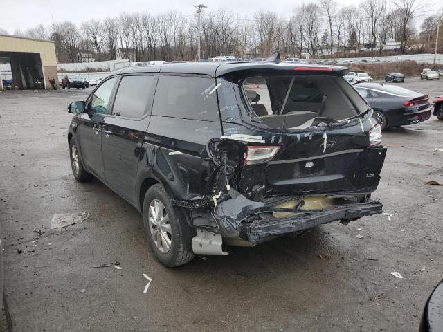 KNDMB5C16J6390520 - 2018 KIA SEDONA LX BLACK photo 2