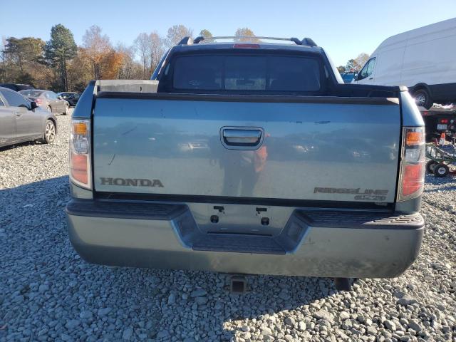 2HJYK165X6H570187 - 2006 HONDA RIDGELINE RTL BLUE photo 6