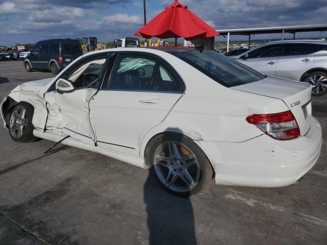 WDDGF54X89F239300 - 2009 MERCEDES-BENZ C 300 WHITE photo 2