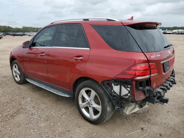 4JGDA5JB3JB028811 - 2018 MERCEDES-BENZ GLE 350 RED photo 2