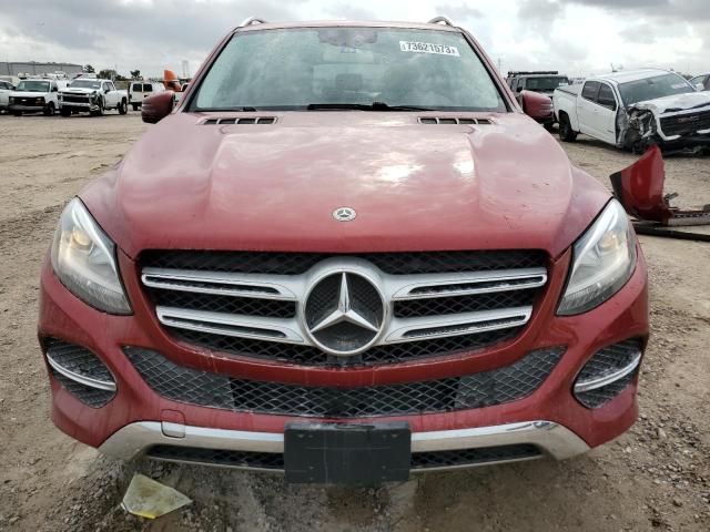 4JGDA5JB3JB028811 - 2018 MERCEDES-BENZ GLE 350 RED photo 5