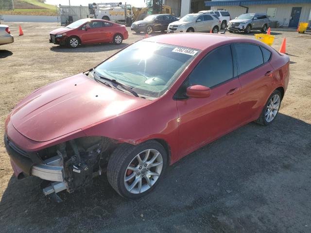 1C3CDFBH6DD704780 - 2013 DODGE DART SXT RED photo 1