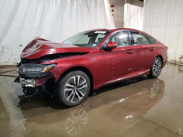 1HGCV3F47KA000053 - 2019 HONDA ACCORD HYBRID EX RED photo 1