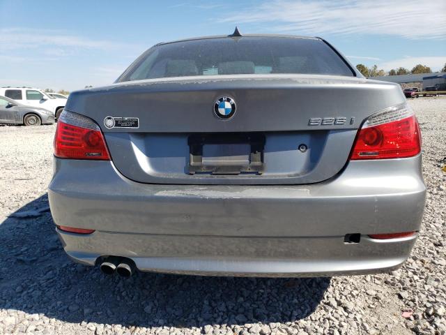 WBANU53528CT18501 - 2008 BMW 528 I GRAY photo 6