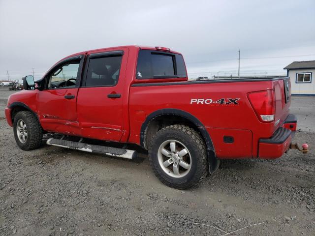 1N6BA0ECXAN301479 - 2010 NISSAN TITAN XE RED photo 2