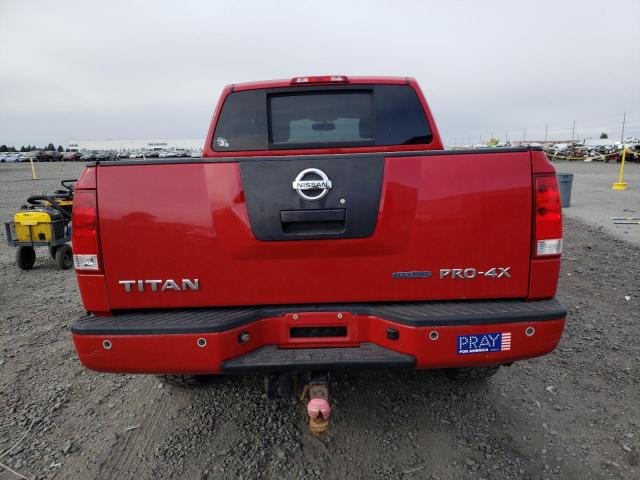 1N6BA0ECXAN301479 - 2010 NISSAN TITAN XE RED photo 6