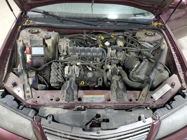 2G1WH52K149404041 - 2004 CHEVROLET IMPALA LS PURPLE photo 11