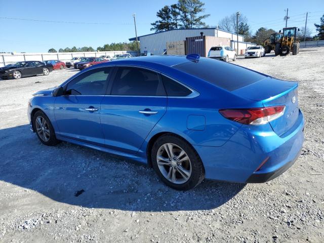 5NPE34AFXJH621273 - 2018 HYUNDAI SONATA SPORT Blau Foto 2