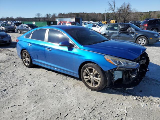 5NPE34AFXJH621273 - 2018 HYUNDAI SONATA SPORT Blau Foto 4