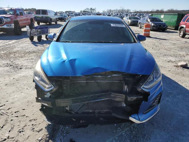 5NPE34AFXJH621273 - 2018 HYUNDAI SONATA SPORT Blau Foto 5