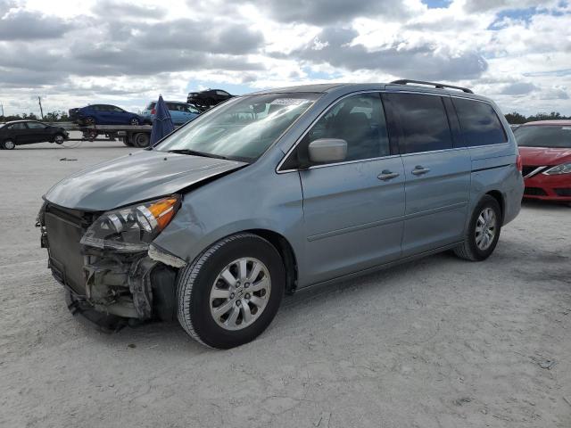 5FNRL38468B037011 - 2008 HONDA ODYSSEY EX SILVER photo 1