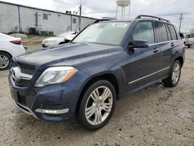 WDCGG8JB9FG357857 - 2015 MERCEDES-BENZ GLK 350 4MATIC BLUE photo 1