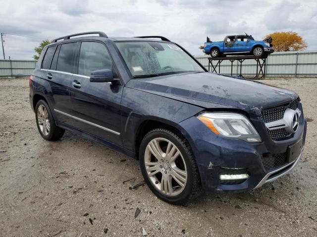 WDCGG8JB9FG357857 - 2015 MERCEDES-BENZ GLK 350 4MATIC BLUE photo 4