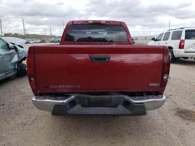 1GCDS136458240386 - 2005 CHEVROLET COLORADO RED photo 6