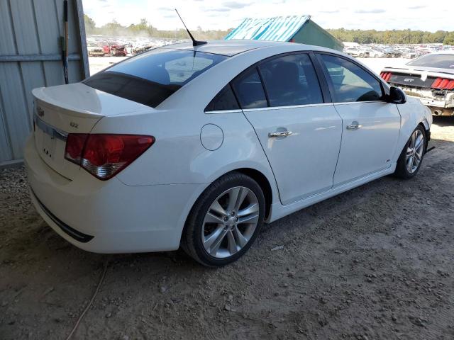 1G1PG5SB0E7390336 - 2014 CHEVROLET CRUZE LTZ WHITE photo 3