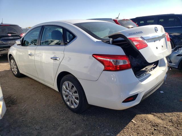 3N1AB7AP6GY263390 - 2016 NISSAN SENTRA S WHITE photo 2