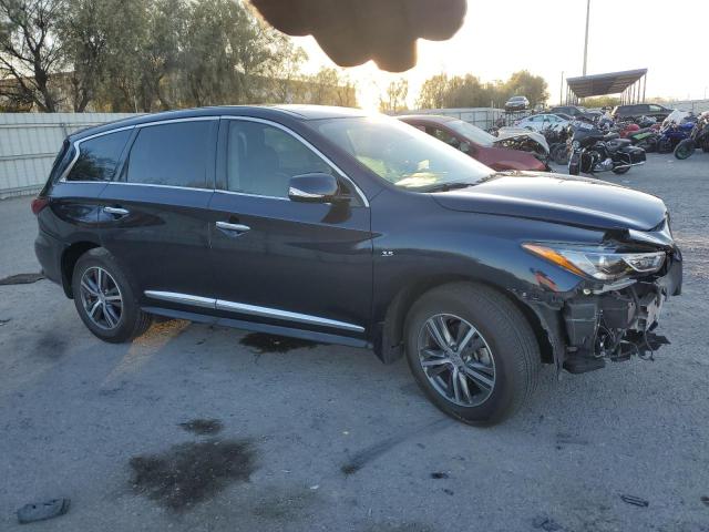 5N1DL0MN7KC558505 - 2019 INFINITI QX60 LUXE BLUE photo 4