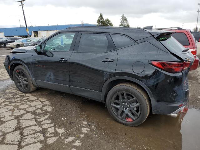 3GNKBDRS5PS226351 - 2023 CHEVROLET BLAZER 3LT BLACK photo 2