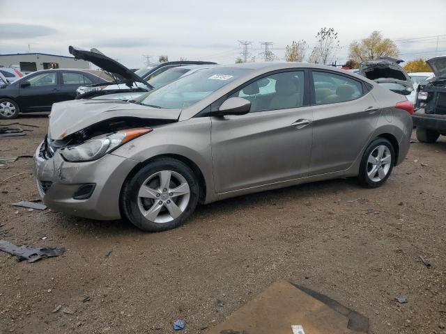 5NPDH4AEXDH366021 - 2013 HYUNDAI ELANTRA GLS BEIGE photo 1