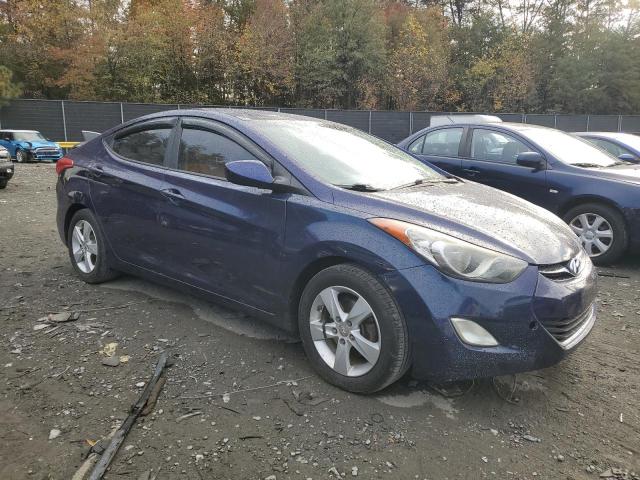 5NPDH4AE2DH391026 - 2013 HYUNDAI ELANTRA GLS BLUE photo 4