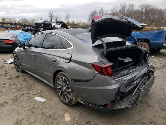 KMHL34J24MA154542 - 2021 HYUNDAI SONATA LIMITED GRAY photo 2