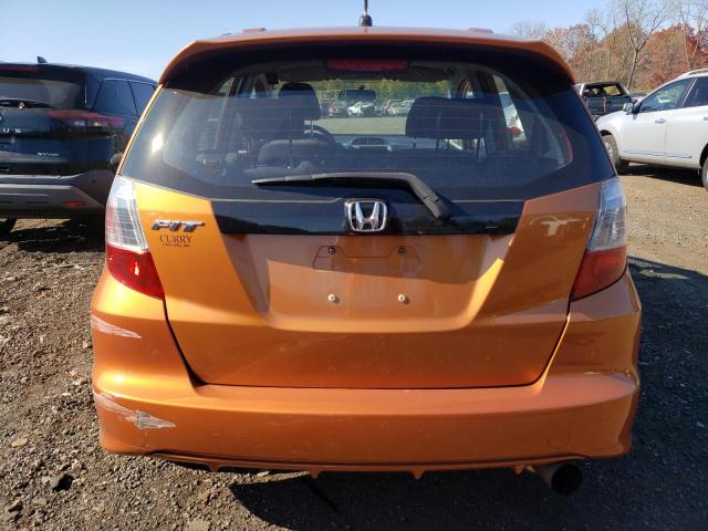 JHMGE87439S075699 - 2009 HONDA FIT SPORT ORANGE photo 6