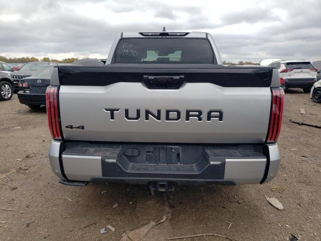 5TFNA5DB5NX003390 - 2022 TOYOTA TUNDRA CREWMAX PLATINUM SILVER photo 6