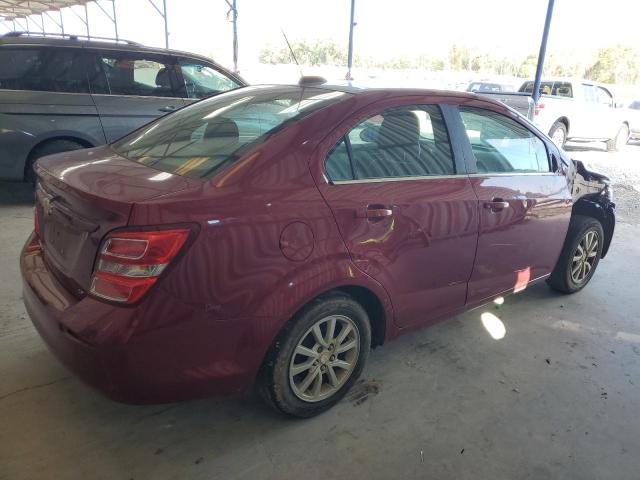 1G1JD5SH8H4144952 - 2017 CHEVROLET SONIC LT BURGUNDY photo 3