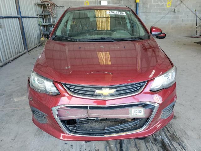 1G1JD5SH8H4144952 - 2017 CHEVROLET SONIC LT BURGUNDY photo 5