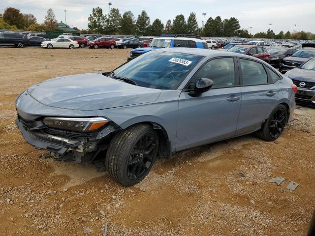 2HGFE2F53NH547942 - 2022 HONDA CIVIC SPORT GRAY photo 1