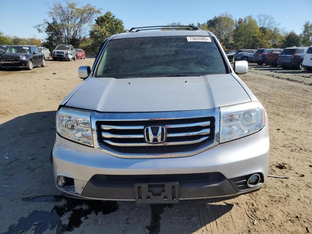 5FNYF3H5XDB018127 - 2013 HONDA PILOT EXL SILVER photo 5