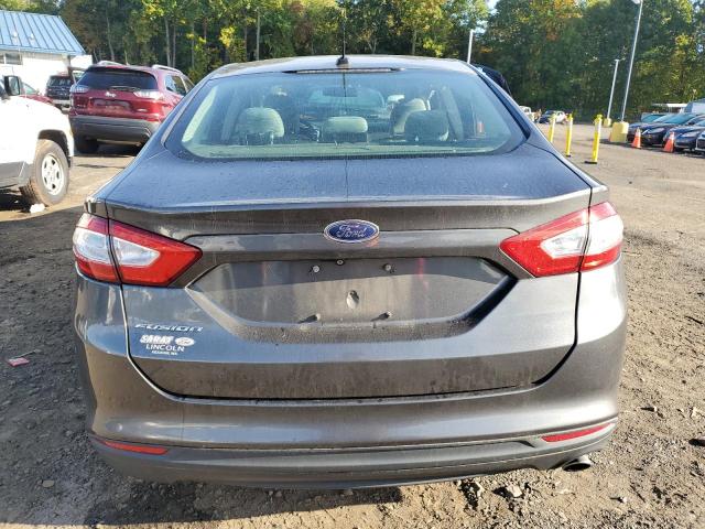 3FA6P0G70FR255495 - 2015 FORD FUSION S GRAY photo 6