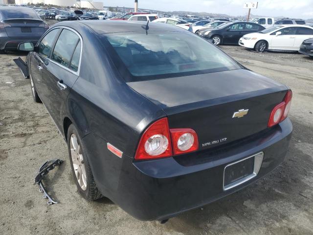 1G1ZE5E15BF387127 - 2011 CHEVROLET MALIBU LTZ შავი ფოტო 2