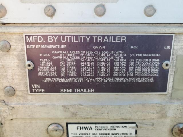 1UYVS2531DG574913 - 2013 UTILITY TRAILER WHITE photo 10