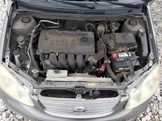 1NXBR32E24Z229847 - 2004 TOYOTA COROLLA CE GRAY photo 11