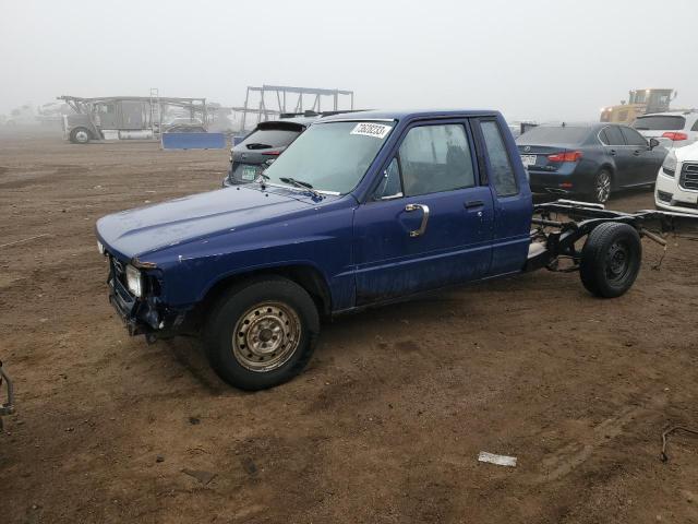 JT4RN70D1G0013158 - 1986 TOYOTA PICKUP XTRACAB RN70 DLX BLUE photo 1