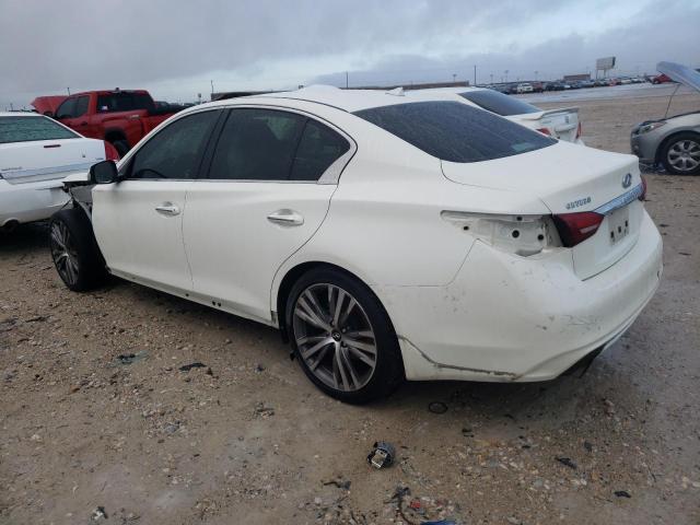 JN1EV7AP3JM359254 - 2018 INFINITI Q50 LUXE WHITE photo 2