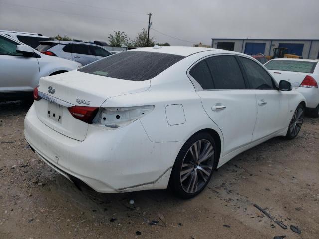 JN1EV7AP3JM359254 - 2018 INFINITI Q50 LUXE WHITE photo 3