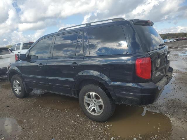 2HKYF18524H617447 - 2004 HONDA PILOT EXL BLACK photo 2